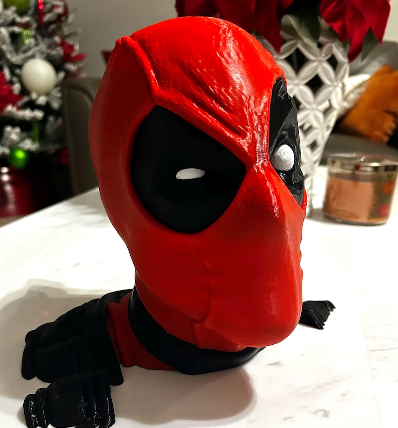 Deadpool Headset Stand 3D Printed | Marvel Desk Organizer | Gamer Room ...