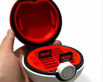 Porta schede di gioco Pokémon Ball per Nintendo Switch – Compatto e portatile