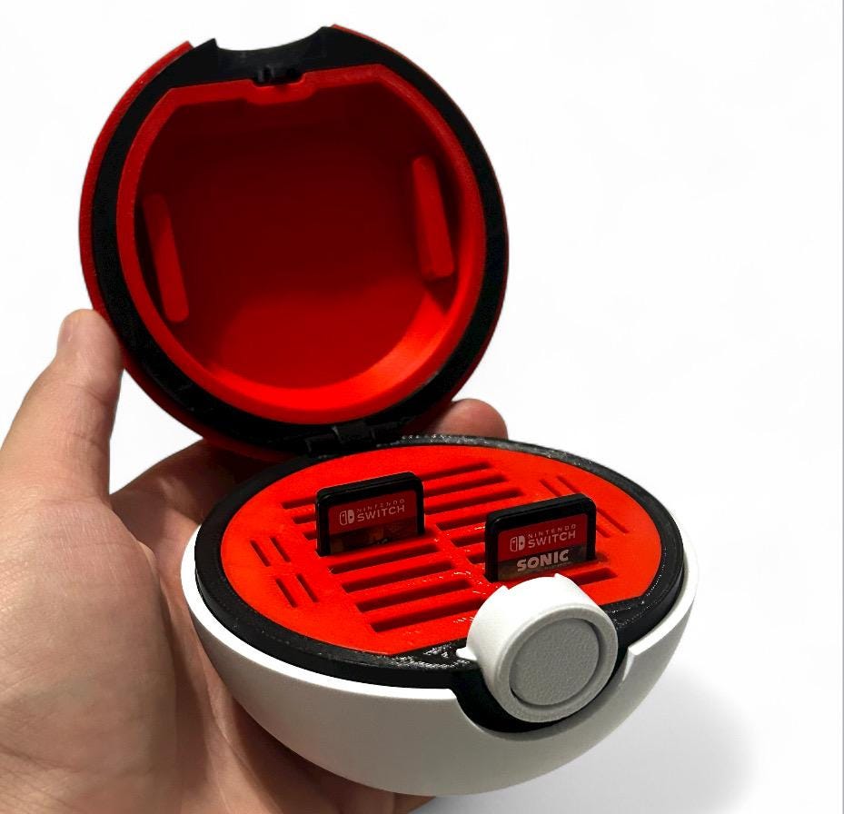 Card Holder Pokeball Case Switch Pokemon Ball Nintendo Switch Game Card Holder Compact Portable Card Holder Pokeball Case Switch Pokemon Ball Nintendo Switch Game Card Holder Compact Portable