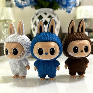 Labubu Keychains 3D Printed Character Bag Accessory, Gift