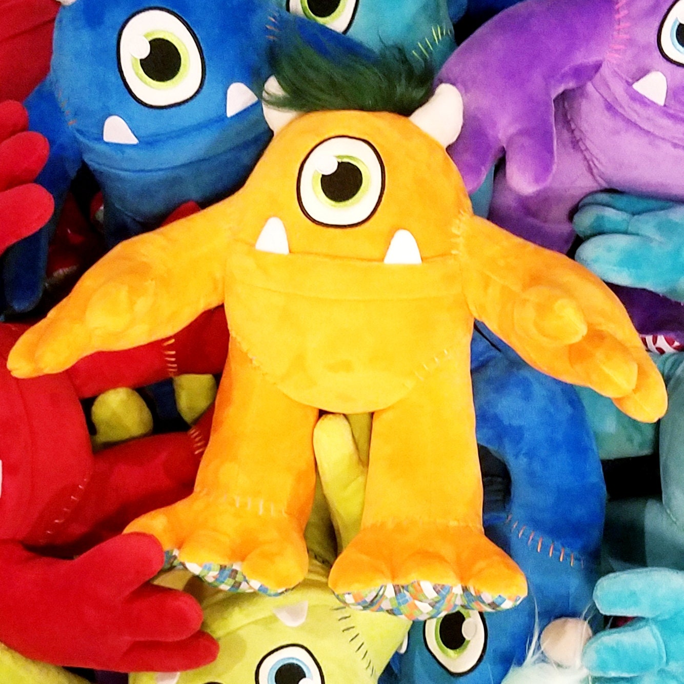 Plush Stuffed Animal MONSTER MONSTER plushy for boys or | Etsy