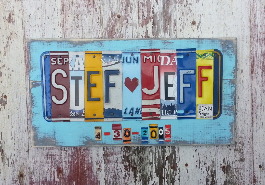 10th Wedding Anniversary Tin Aluminum Gift 10 Year Wedding Anniversary