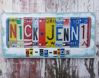 Regalo de décimo aniversario para hombre, esposo, para él - estaño aluminio