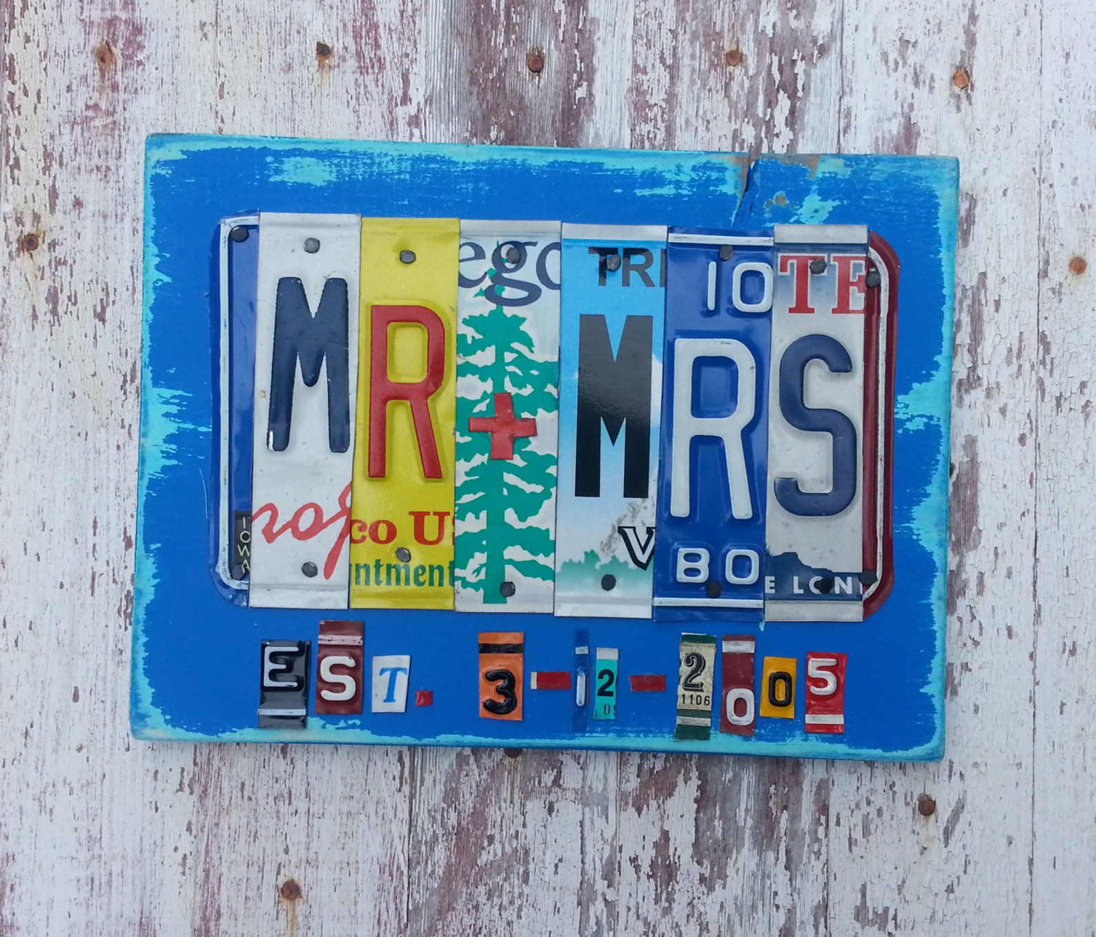 10th Wedding Anniversary Aluminum Tin Gift 10 Year Wedding Etsy