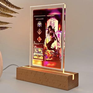 Apex Gamer Banner Lamp, Custom Night Light, Personalized Gaming Room Decor, Men Night Light, Gamer Gift