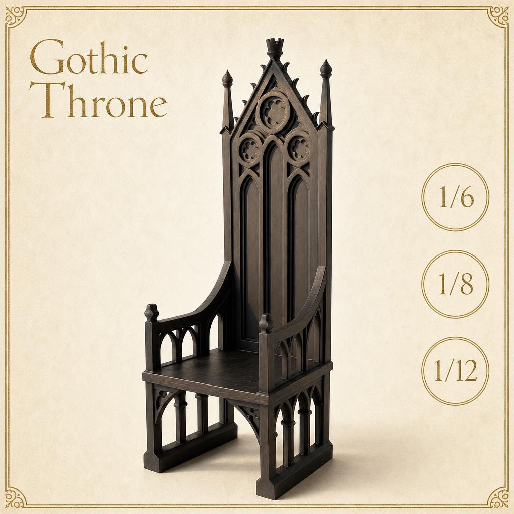 Gothic throne chair - Etsy 日本