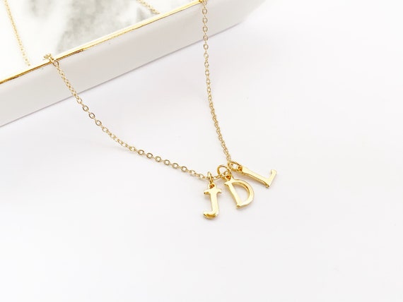 Initial Disc Necklace Small Coin Initial Necklace Gold - Etsy | Initial  necklace gold, Initial disc necklace, Yellow gold diamond pendant