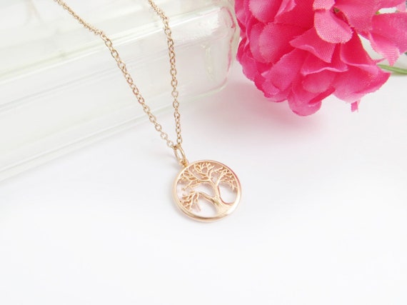 Rose gold everyday sale necklace