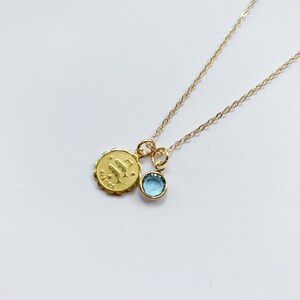 Add a birthstone, Swarovski channel birthstone charms in gold or silver plated With store purchase only image 4