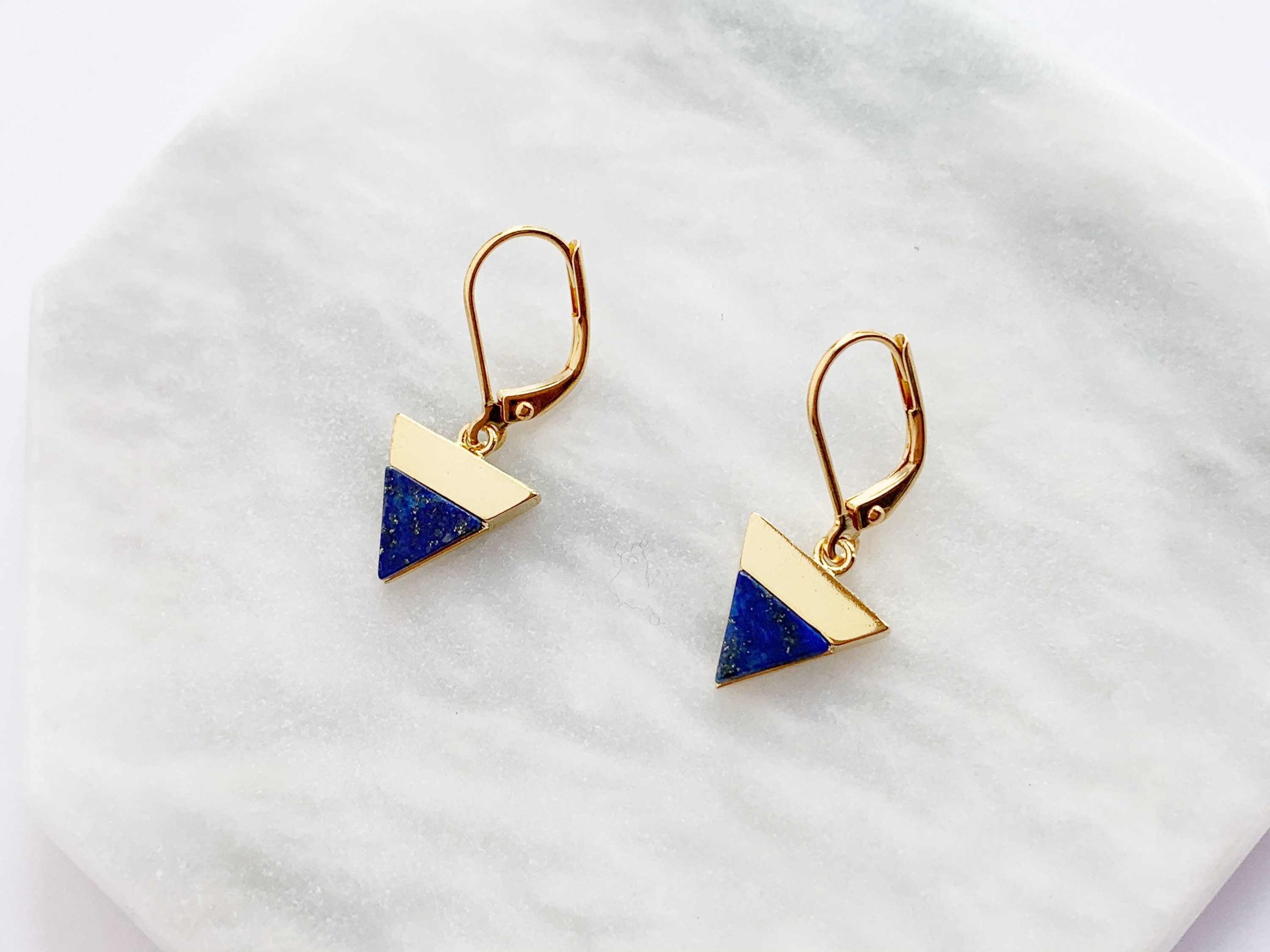 Semi precious shop earrings