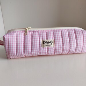 Astuccio In Velluto A Coste Beige - Capiente 22x10x7 Cm - Portapenne Per Scuola, Università E Ufficio