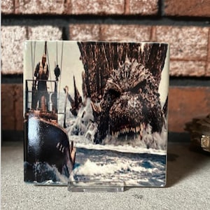 Godzilla Minus One Ceramic Shelf /Office Sitter Room Decor New 2025 Handmade USA Horror Sci-fi Kaiju