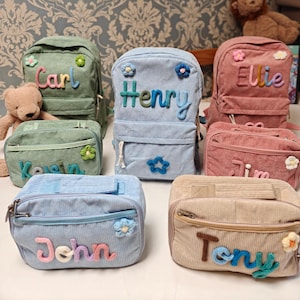 Personalized Embroidery Kids Backpack,Custom Kids Backpack With Name,Toddler Book Bag,Backpack for Toddlers,Children&#39;s Backpack