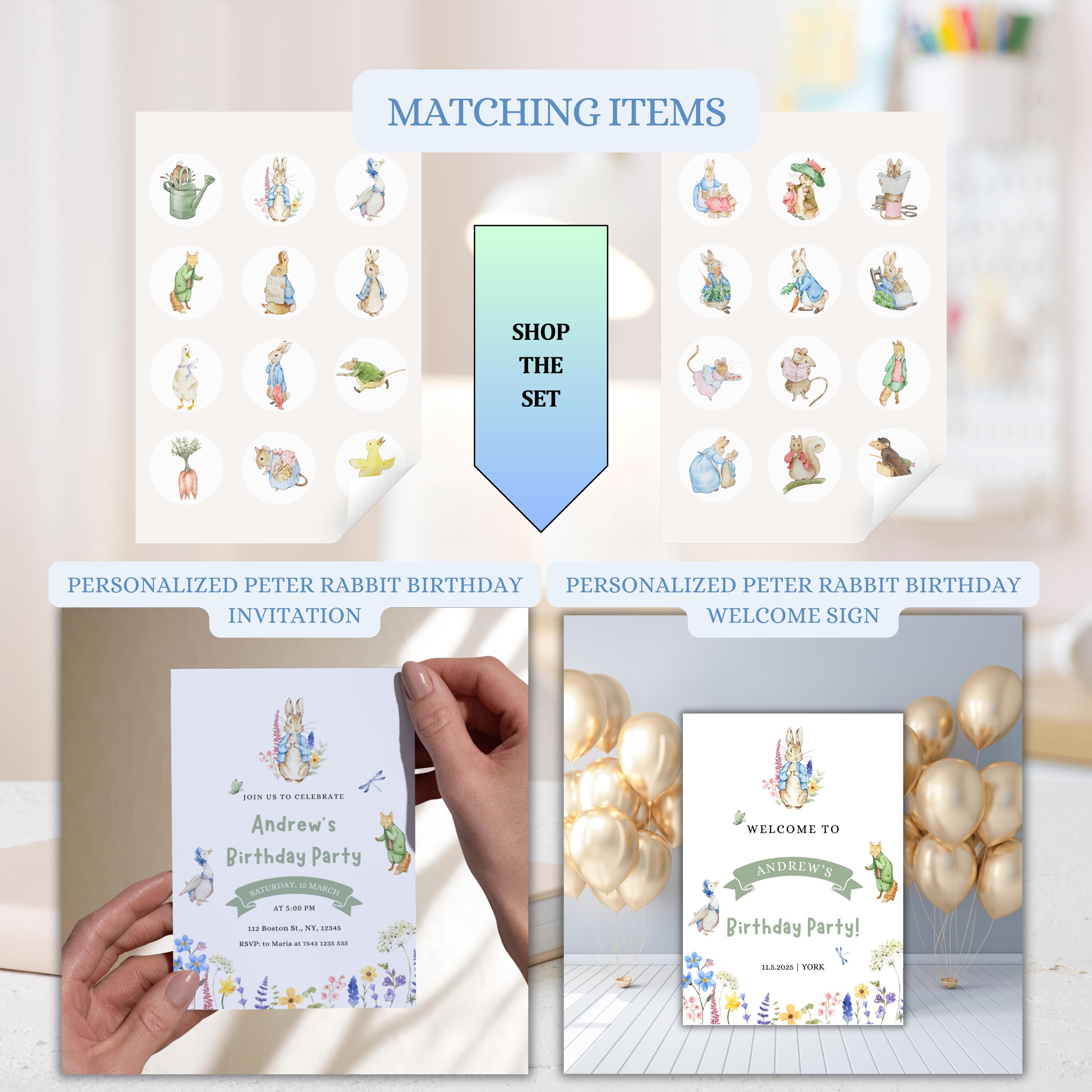 Peter Rabbit Stickers | Beatrix Potter Scrapbook Embellishments ...