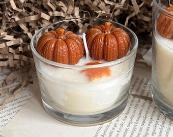 Pumpkin Spice Soy Candle, Autumn Scented Candle