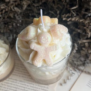 Vela de soja de Natal / Vela perfumada / Vela adorável / Vela bonita / Ideias para presentes
