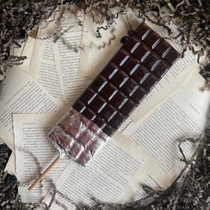MEGA CHOCOLATE BAR Candle/ Sweet Dessert Candle / Unique Candle Gift / Food Candle / Birthday Gift