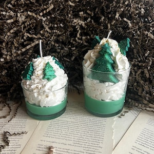 Vela de soja para árvore de Natal / Vela perfumada / Vela adorável / Vela bonita / Ideias para presentes