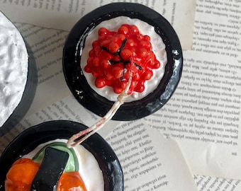 Sushi-Kerze, handgegossene Paraffinkerze