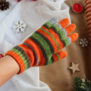 Coraline gloves Inspired Non-Itchy Hand Knit – Soft Wool, Handmade Gift for Her, Teen Daughter birthday, Christmas gift image 9