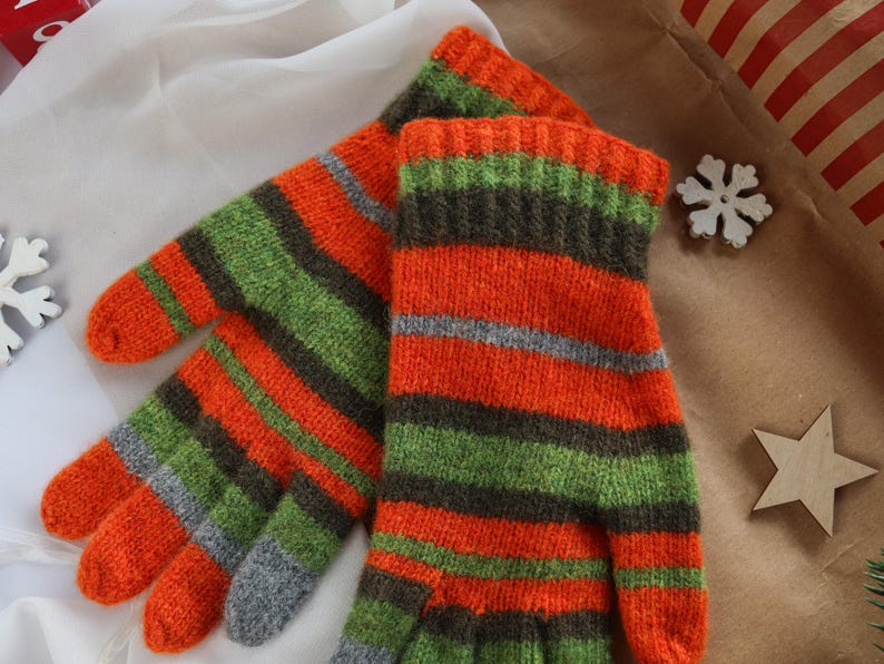 Coraline gloves Inspired Non-Itchy Hand Knit – Soft Wool, Handmade Gift for Her, Teen Daughter birthday, Christmas gift image 8