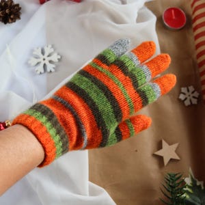 Coraline gloves Inspired Non-Itchy Hand Knit – Soft Wool, Handmade Gift for Her, Teen Daughter birthday, Christmas gift image 6