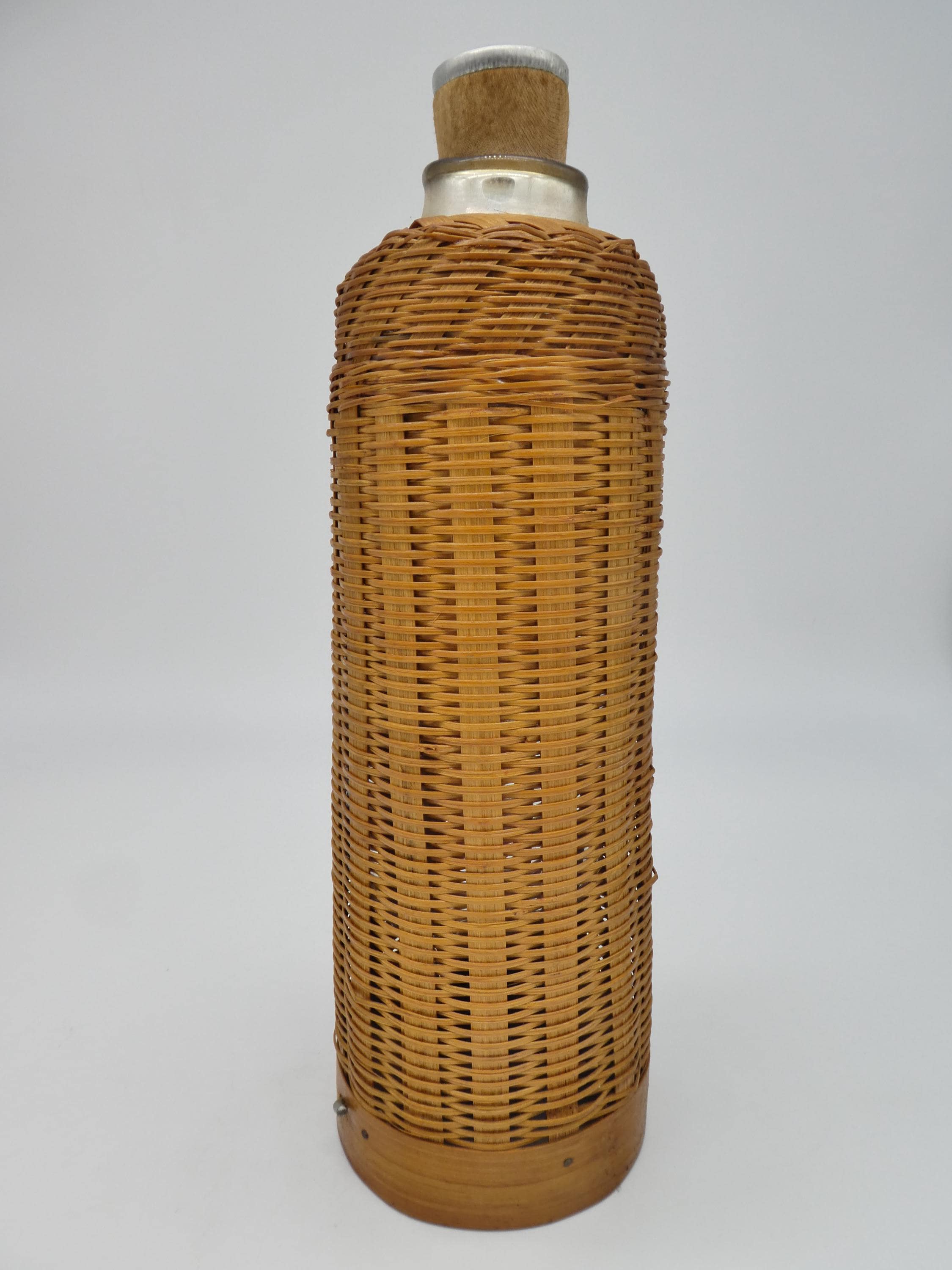 Bouteilles Thermos Vintage + Sacoche - Lot Bleu - Occasion