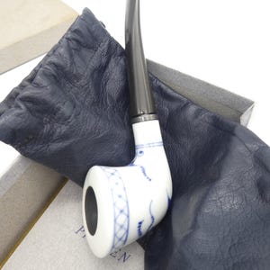 Royal Copenhagen Pipe Model 5069 | Unsmoked New Old Stock NOS | Original Box Tags & Pouch | Rare Danish Design Collectible Estate Pipe