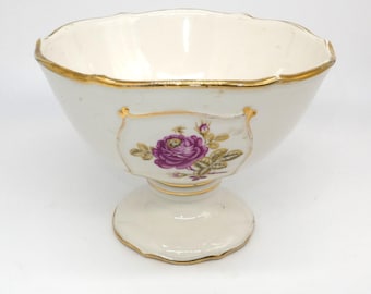 Caffarel Prochet Schokoladentasse, dekorierte Keramik, Vintage-Stil, eleganter Tafelaufsatz, raffiniertes Retro-Einrichtungsaccessoire
