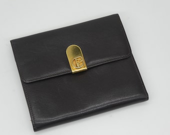 Vintage Nazareno Gabrielli 70er Jahre Geldbörse, braunes Leder, neu, nie benutzt, perfekt für Sammler und Liebhaber des Retro- und Retro-Stils