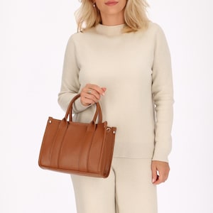 Handbag Women Leather, Handmade Leather Bag, Made in Italy, Gift for Her