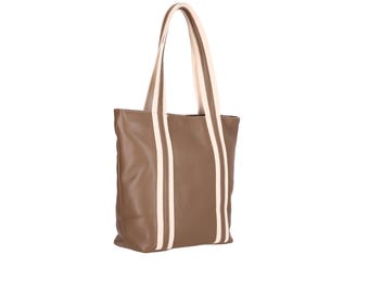 Leather shoulder bag for women, leather shoulder bag, leather shopper bag, Valentine's Day gifts
