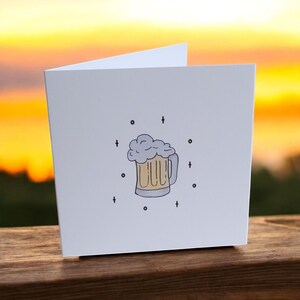 Wenskaart bierpul – Leuke verjaardags-, Vaderdag- of feestkaart