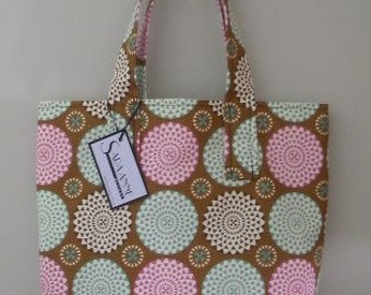 Geometric Circle Tote Bag