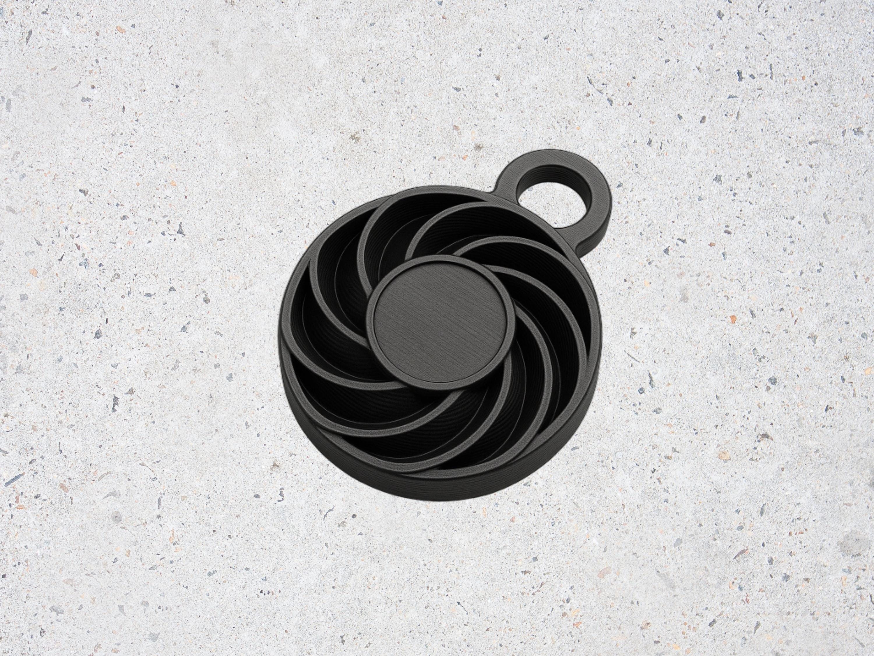 Men’s Engineering Keyring Set – 3D Printed Mechanical Design Collection | Industrial Gift for Men