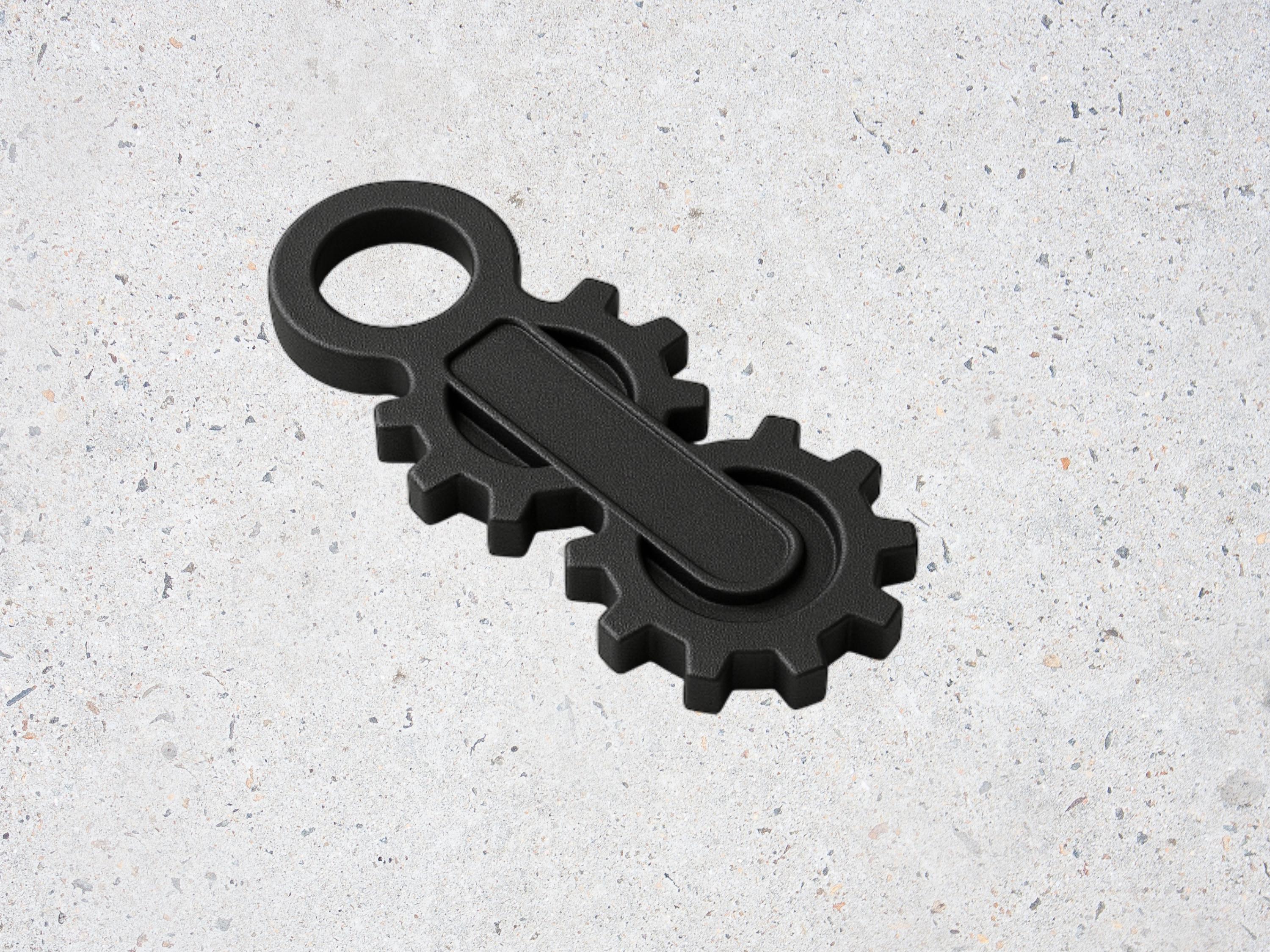 Men’s Engineering Keyring Set – 3D Printed Mechanical Design Collection | Industrial Gift for Men