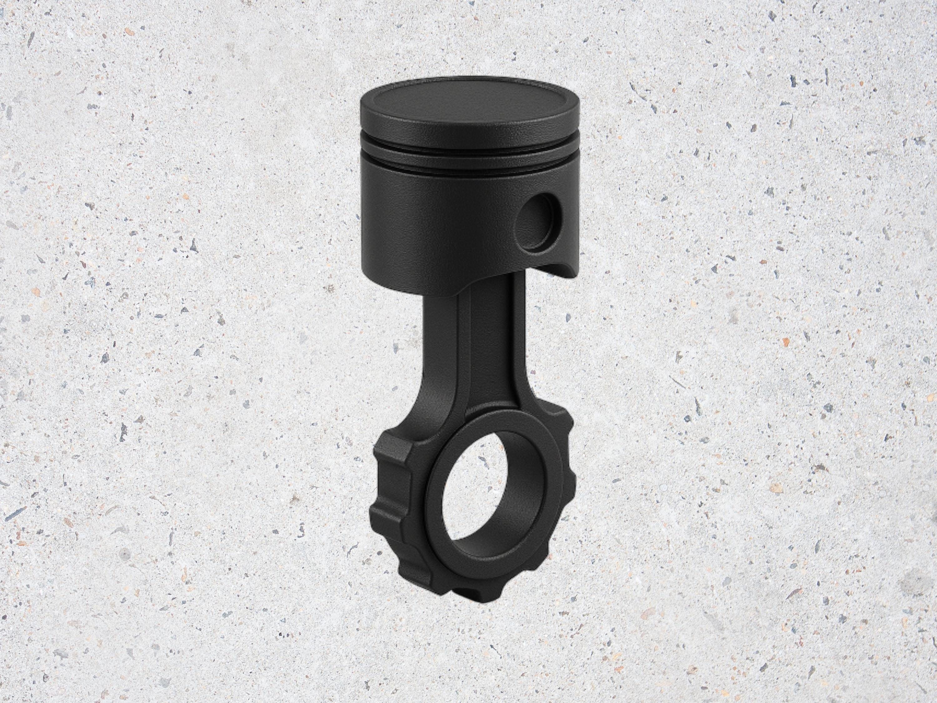 Men’s Engineering Keyring Set – 3D Printed Mechanical Design Collection | Industrial Gift for Men