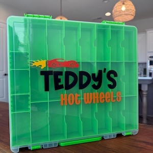 ¡Estuche de doble cara personalizado de Hot Wheels/Cars!