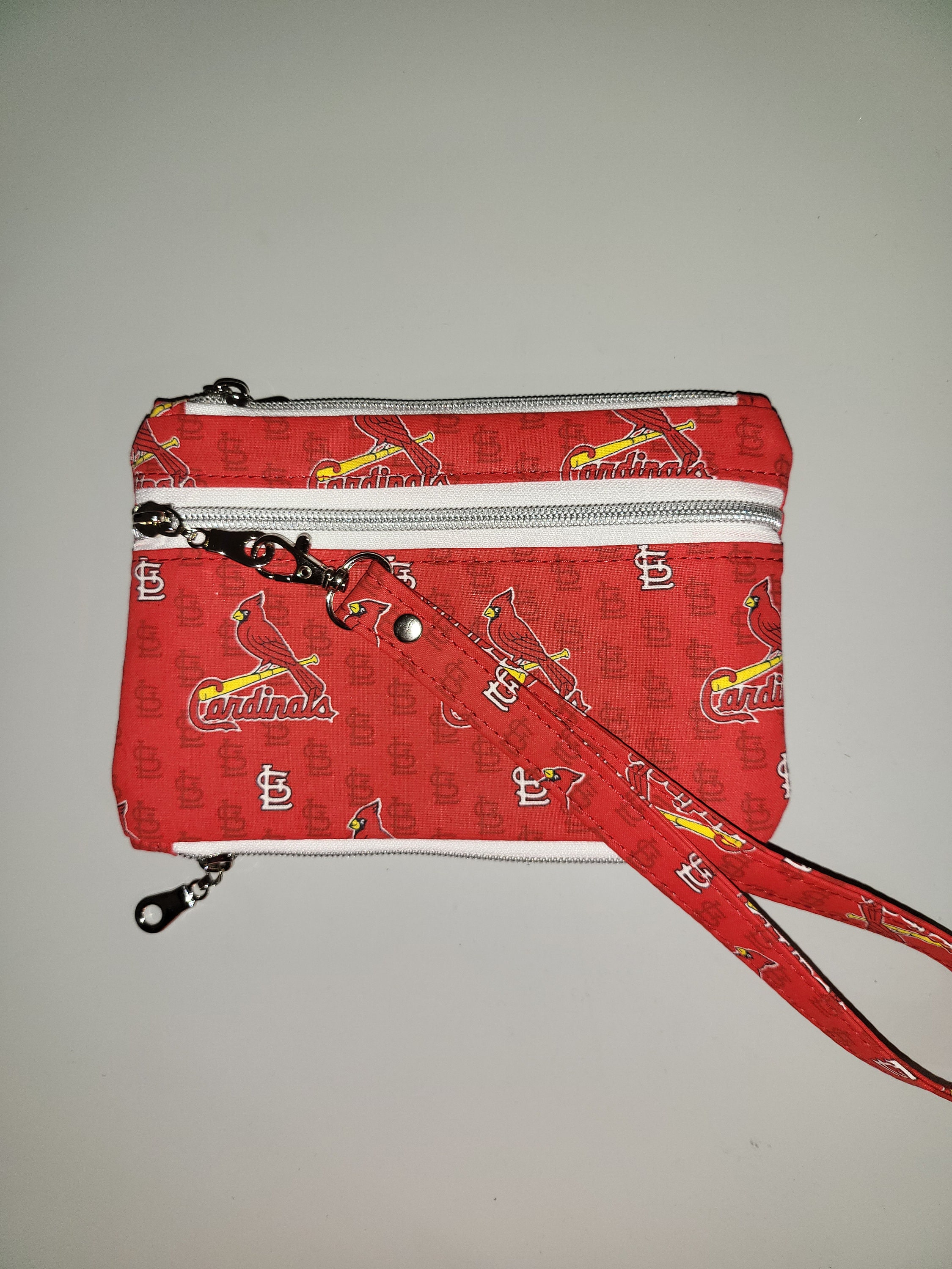 St Louis Cardinals Baseball Wristlet Clutch — Cybermenology - Handmade  Goods and Other Nerdy Things