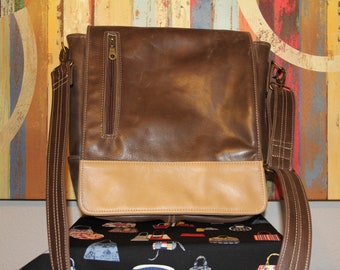 Leather Mighty Messenger Bag Free Shipping