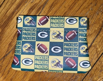 Pop Open Coin Credit Card Pouch, Green Bay Packers