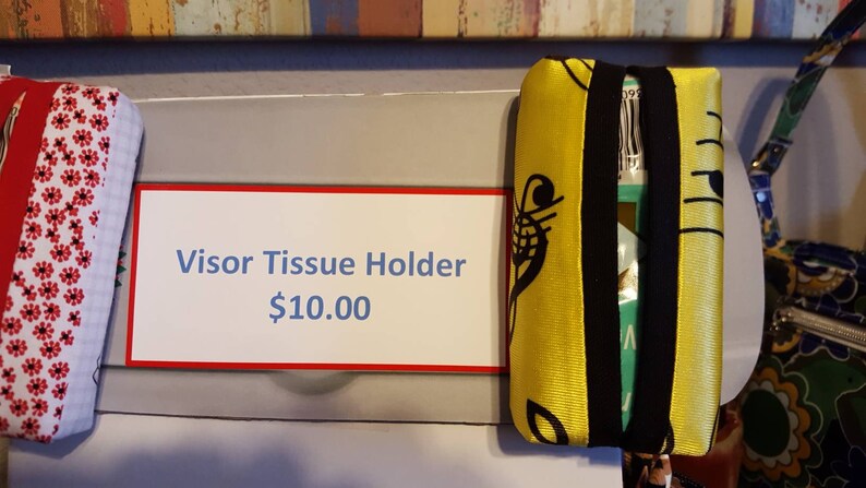 Car Visor Tissue Holder Music Lover