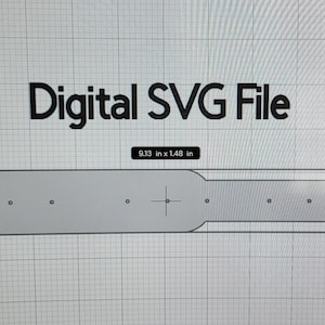 Digital SVG File for Strap End, Purse Making Strap End, 1 1/2&quot; to 1&quot; Hardware