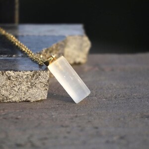 Selenite Necklace