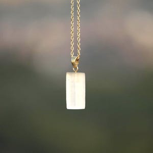 Selenite Necklace