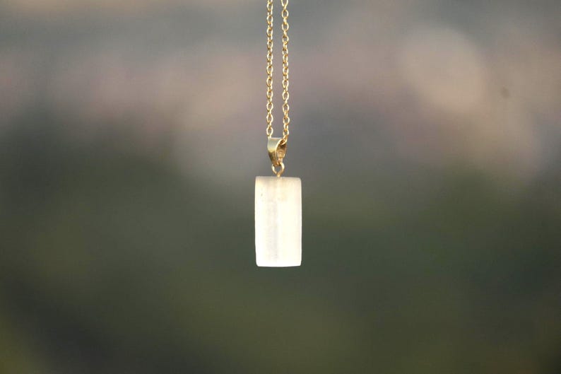 Selenite Necklace