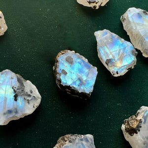 Rough Moonstone Natural Necklace