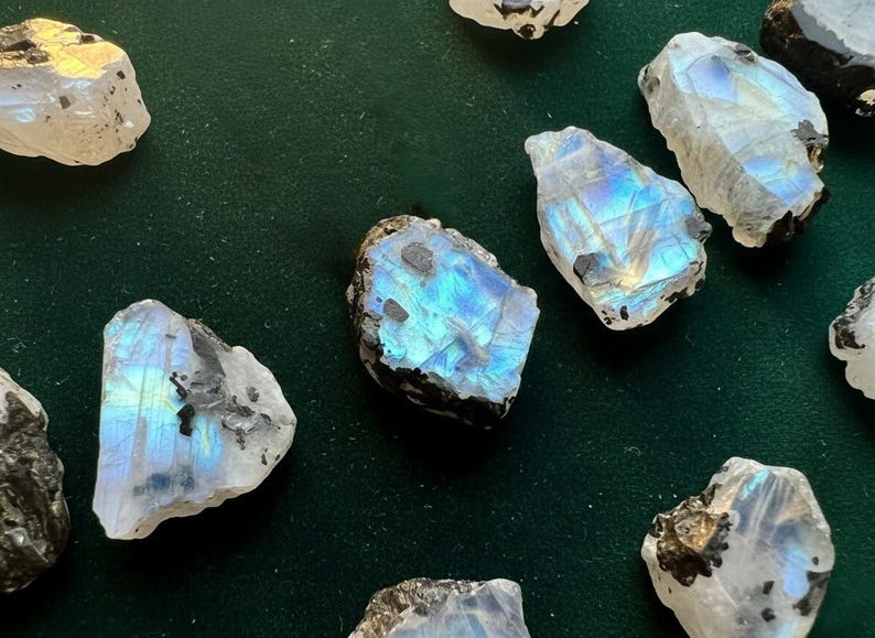 Rough Moonstone Natural Necklace