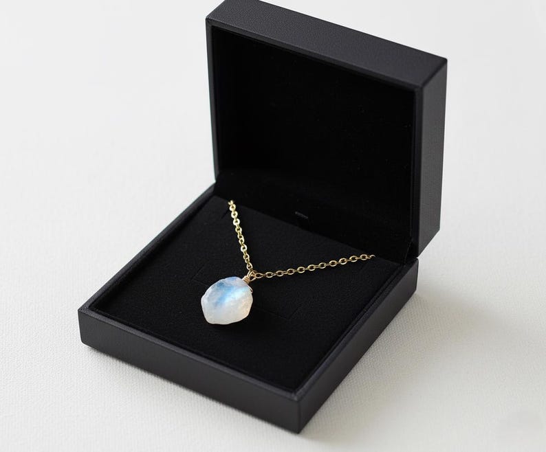 Rough Moonstone Natural Necklace