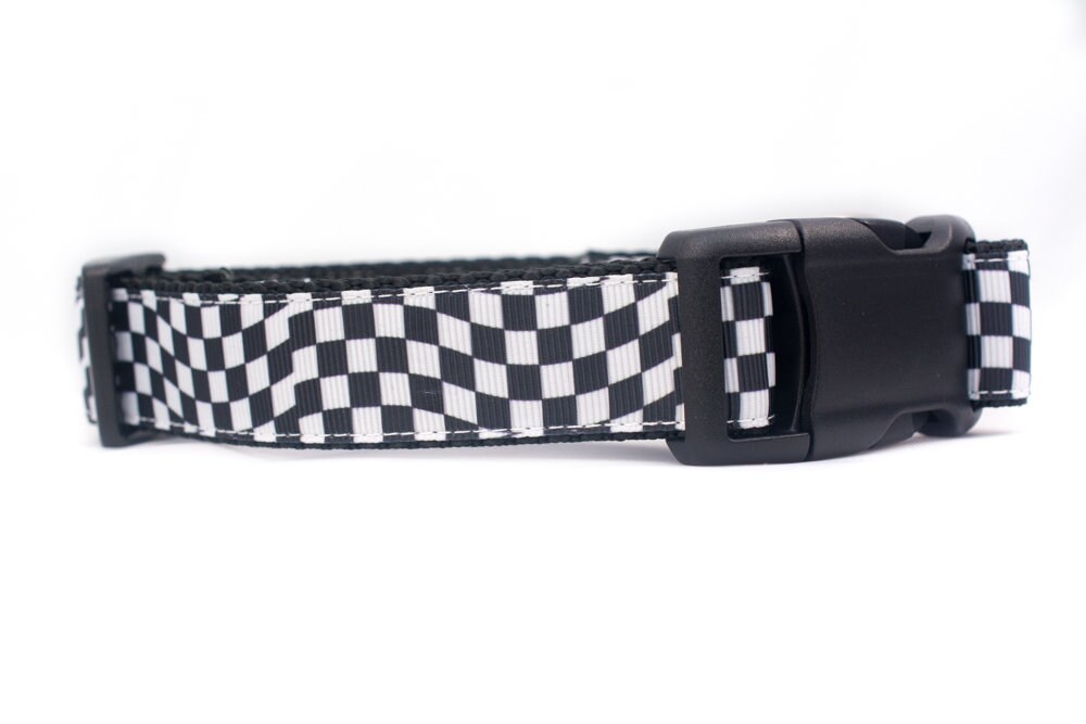 Race Day Dog Collar 1 inch wide buckle or martingale Etsy